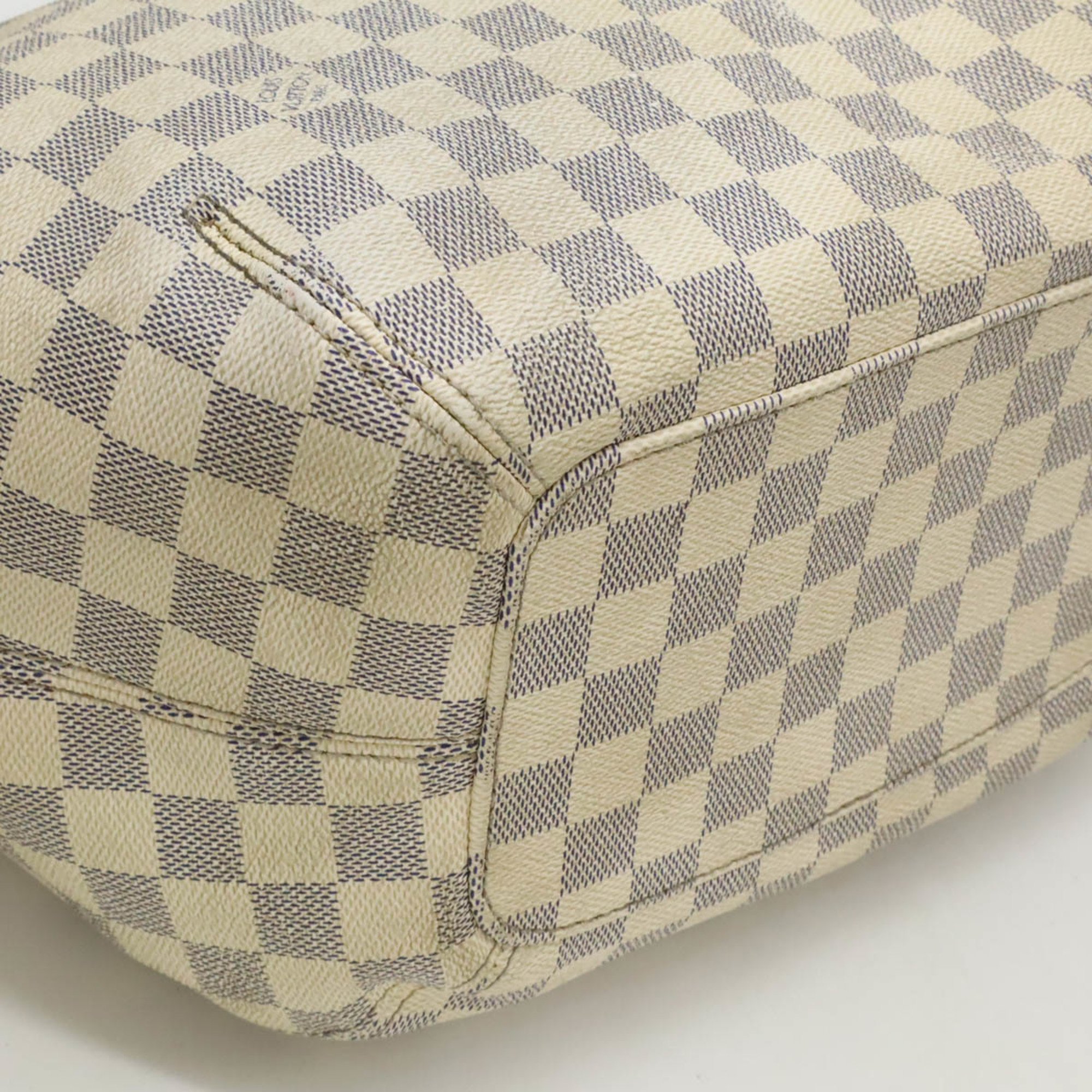 LOUIS VUITTON Damier Azur Salina PM Tote Bag Shoulder N41208