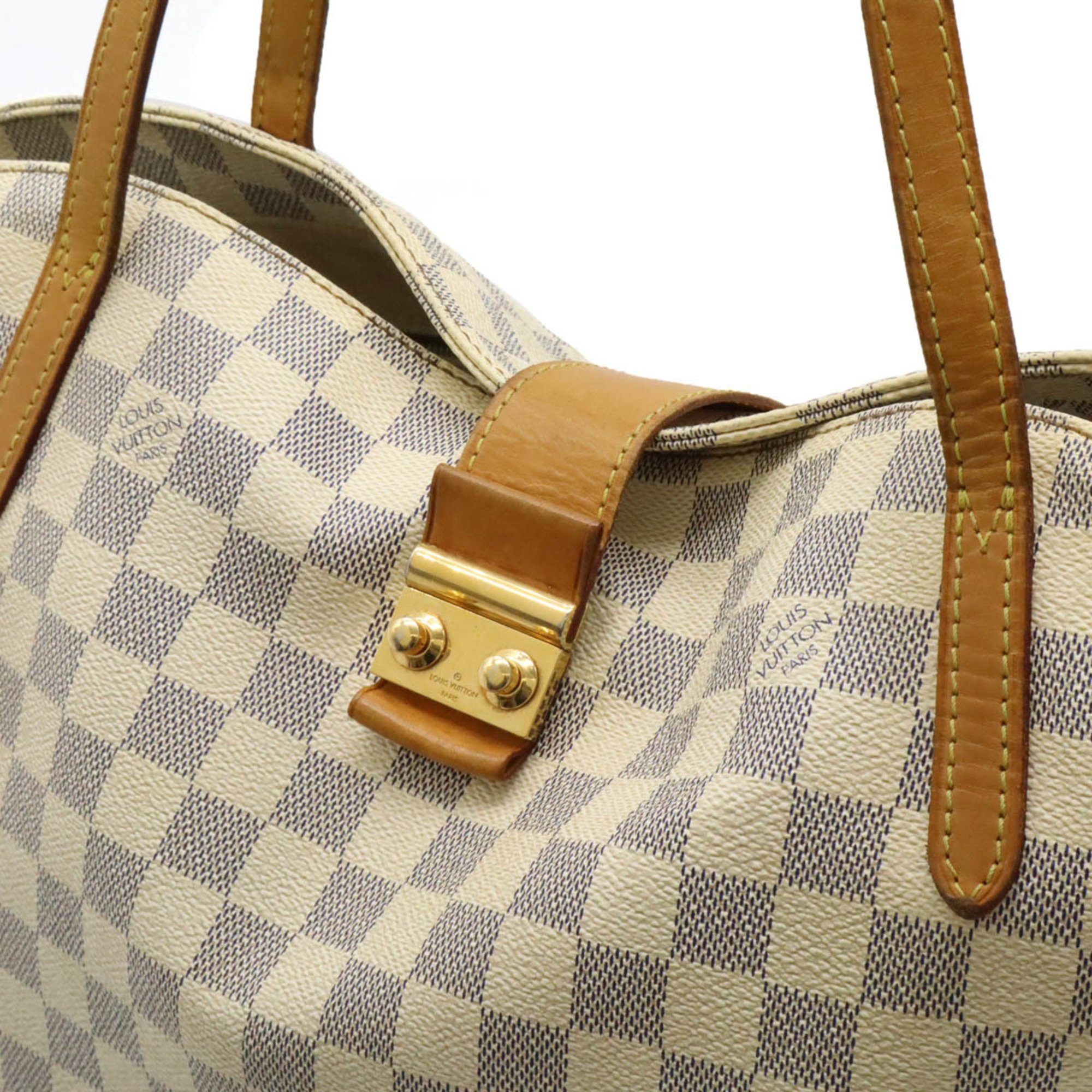 LOUIS VUITTON Damier Azur Salina PM Tote Bag Shoulder N41208