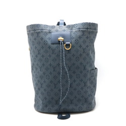 LOUIS VUITTON Louis Vuitton Monogram Denim Chalk Backpack Rucksack Shoulder Bag Navy M44617