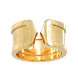 Cartier C2 #49 Ring K18 YG Yellow Gold 750 2C Logo