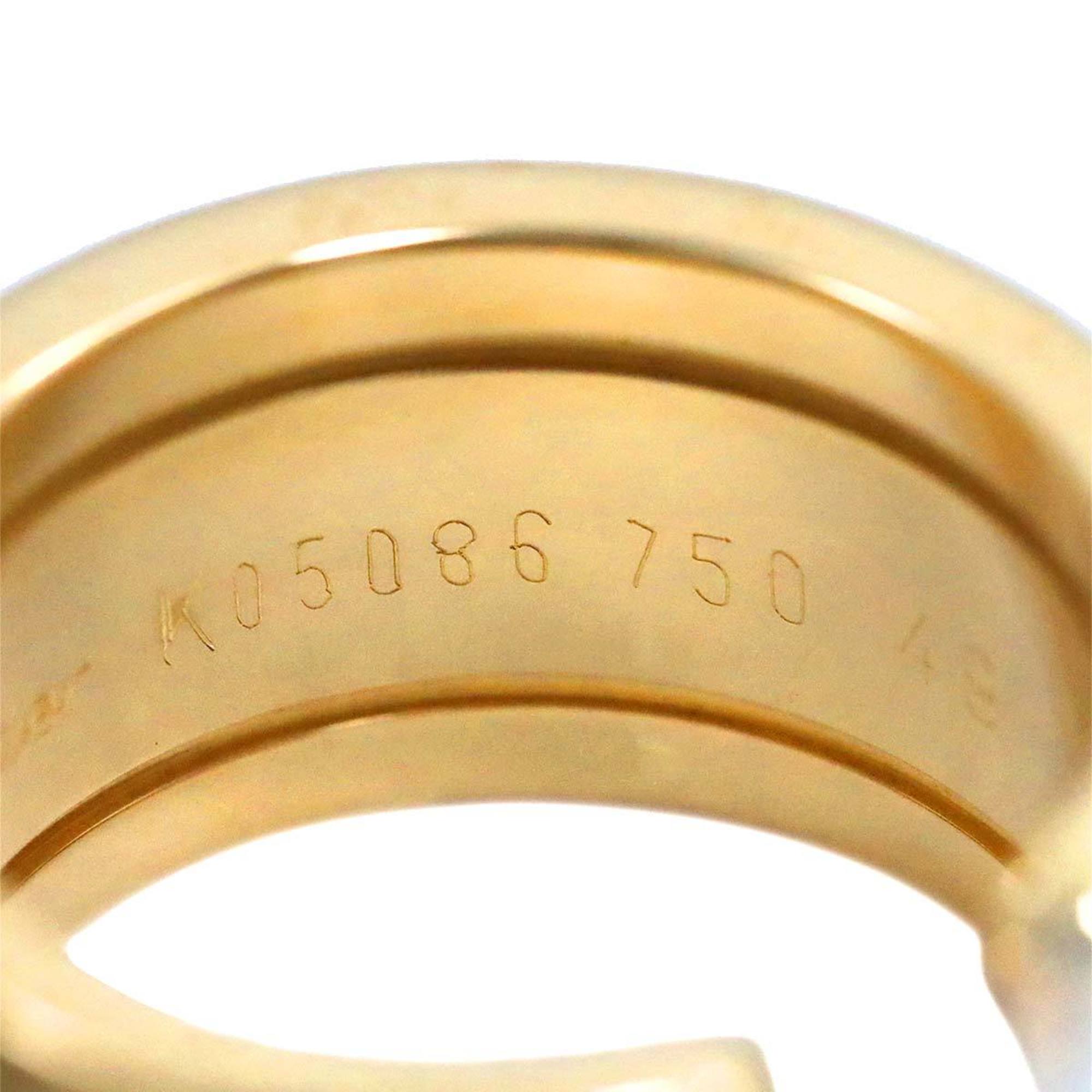 Cartier C2 #49 Ring K18 YG Yellow Gold 750 2C Logo