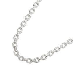 Cartier Meplat Chain Necklace 44cm K18 WG White Gold 750