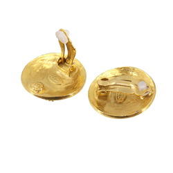 CHANEL Coco Mark Earrings Gold 96A