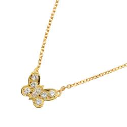 Van Cleef & Arpels Papillon Diamond 0.30ct Necklace 44cm K18 YG 750