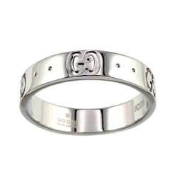 Gucci Icon #10 Ring, K18 WG White Gold 750, Ring