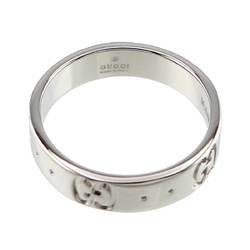 Gucci Icon #10 Ring, K18 WG White Gold 750, Ring