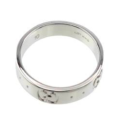 Gucci Icon #10 Ring, K18 WG White Gold 750, Ring