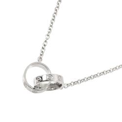 Cartier Baby Love Necklace 48cm K18 WG White Gold 750 LOVE