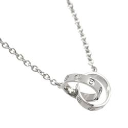 Cartier Baby Love Necklace 48cm K18 WG White Gold 750 LOVE