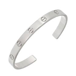 Cartier Love Bracelet #17 K18 WG White Gold 750 Bangle