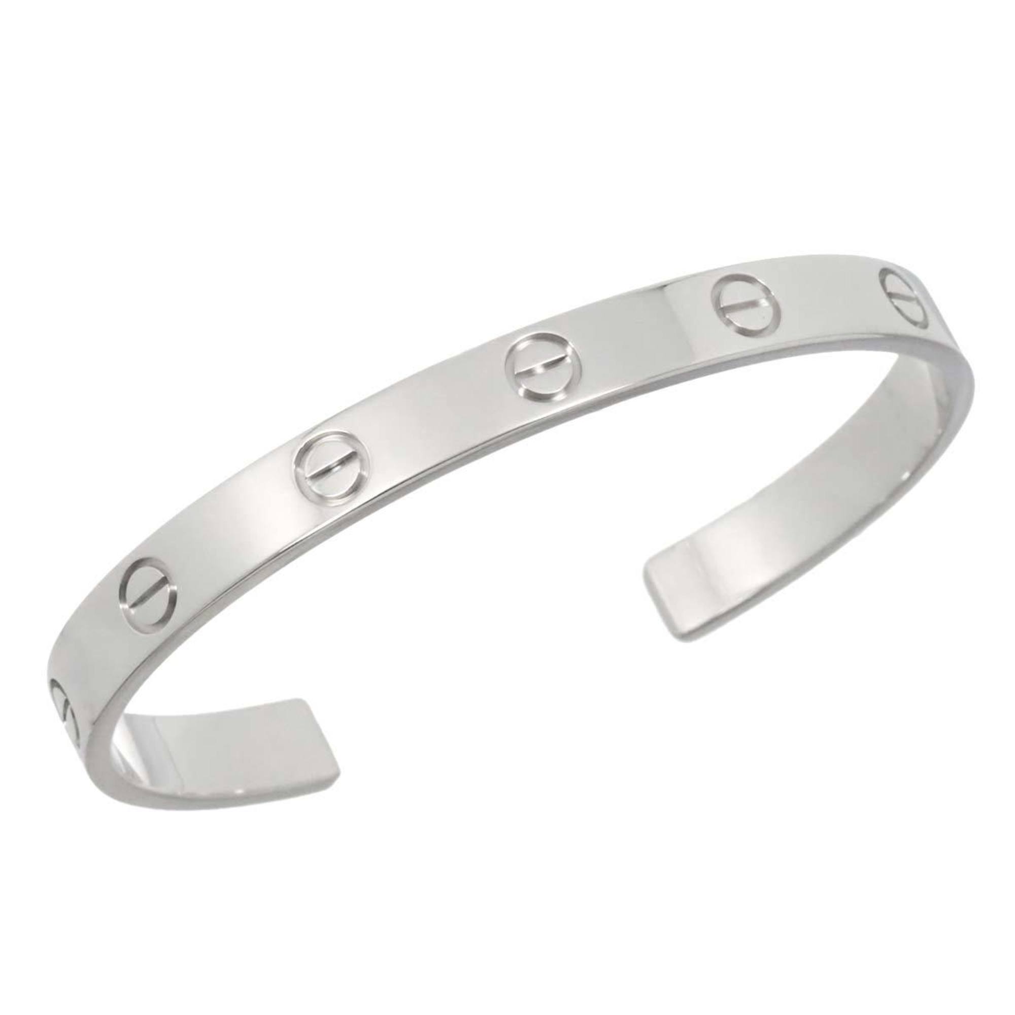 Cartier Love Bracelet #17 K18 WG White Gold 750 Bangle