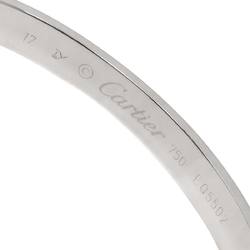 Cartier Love Bracelet #17 K18 WG White Gold 750 Bangle