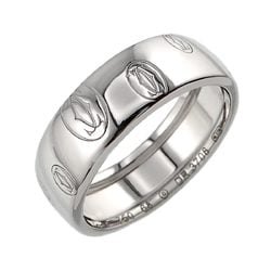 Cartier #68 Ring LM Happy Birthday K18 WG White Gold 750 Logo