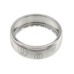 Cartier #68 Ring LM Happy Birthday K18 WG White Gold 750 Logo