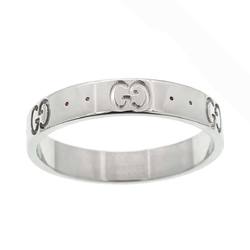 Gucci Icon #20 Ring, K18 WG White Gold 750, Ring