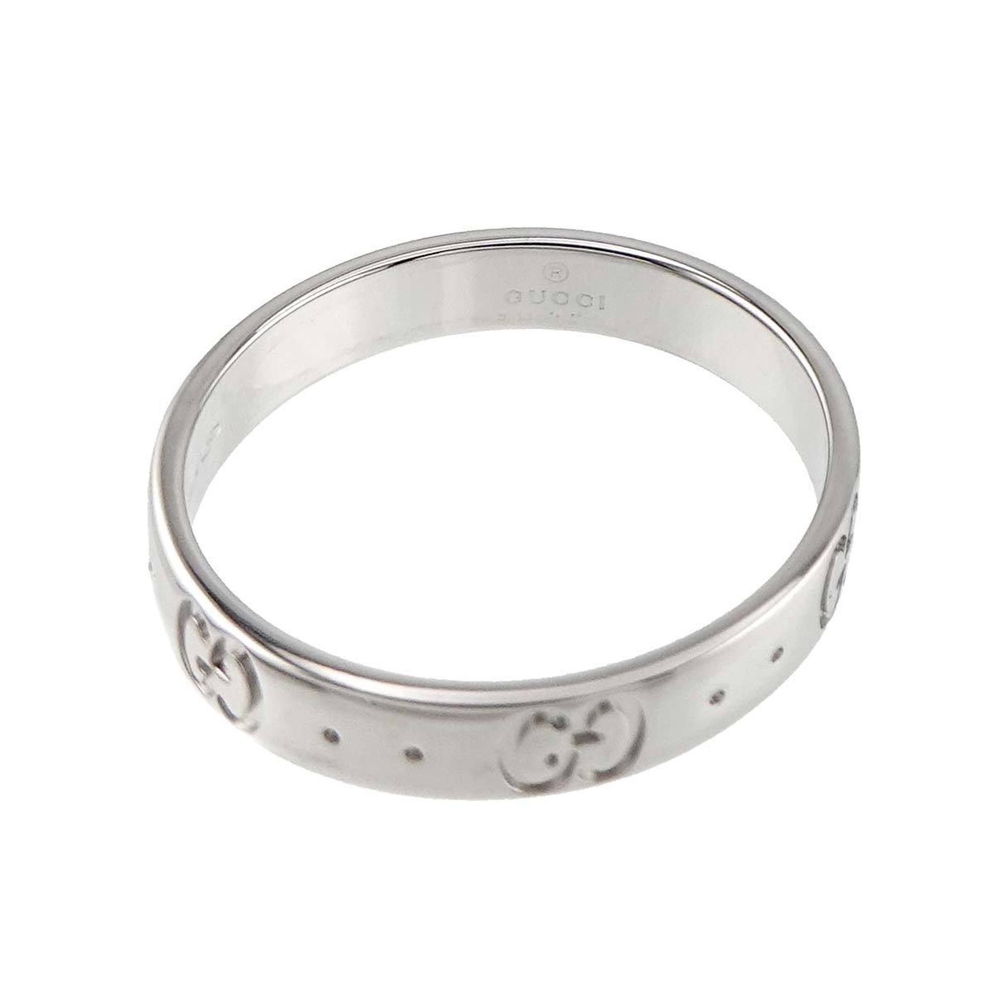 Gucci Icon #20 Ring, K18 WG White Gold 750, Ring