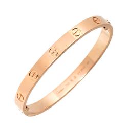 Cartier Love Bracelet #16 K18 PG Pink Gold 750 Bangle