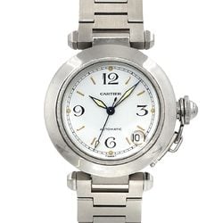 Cartier Pasha C W31015M7 Boys' Watch Date White Automatic