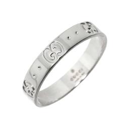 Gucci Icon #16 Ring, K18 WG White Gold 750, Ring