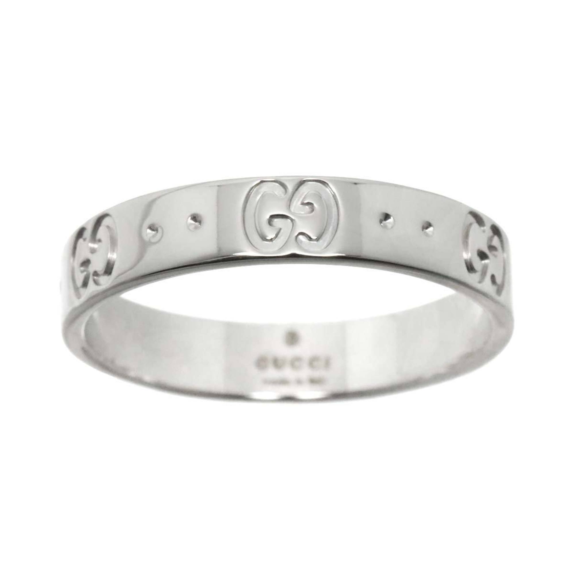 Gucci Icon #16 Ring, K18 WG White Gold 750, Ring