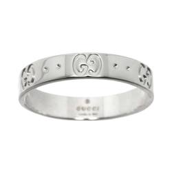 Gucci Icon #16 Ring, K18 WG White Gold 750, Ring