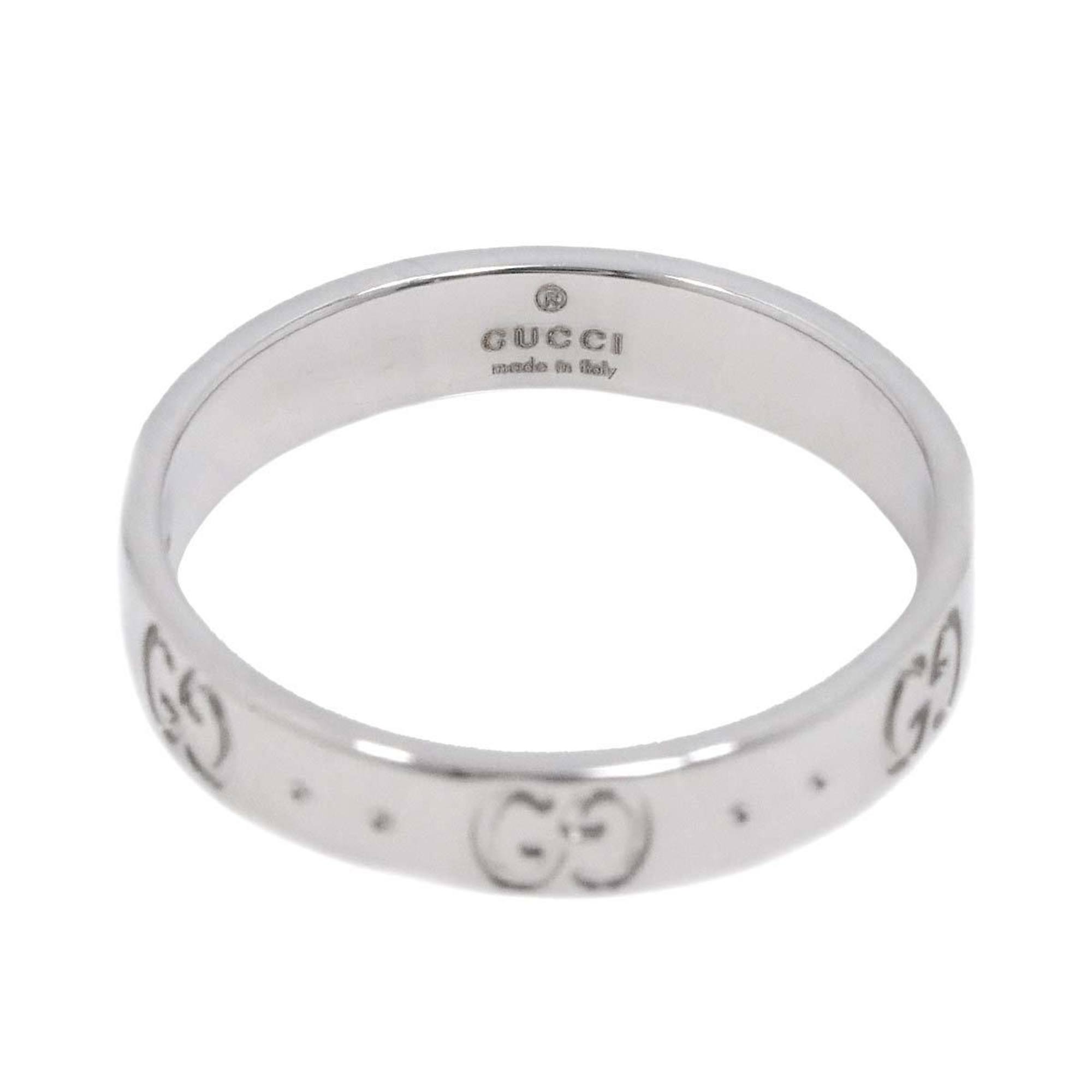 Gucci Icon #16 Ring, K18 WG White Gold 750, Ring