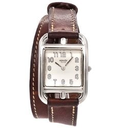 Hermes Cape Cod Double Tour CC1 210 Ladies Watch Silver Quartz