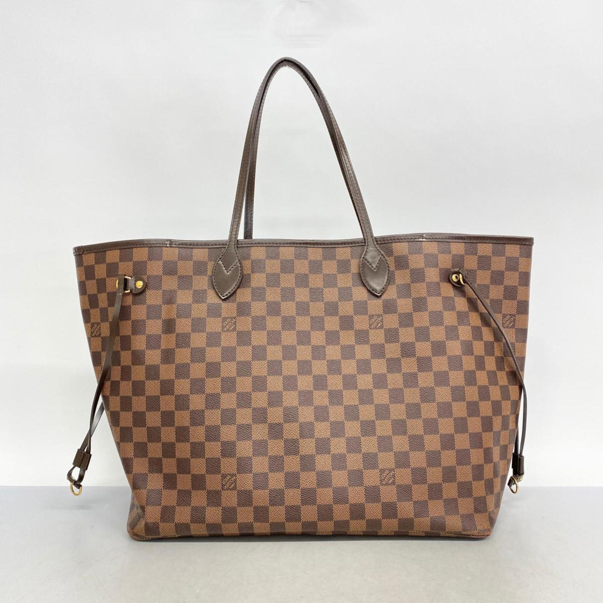 Louis Vuitton Tote Bag Damier Neverfull GM N40597 Ebene Women's