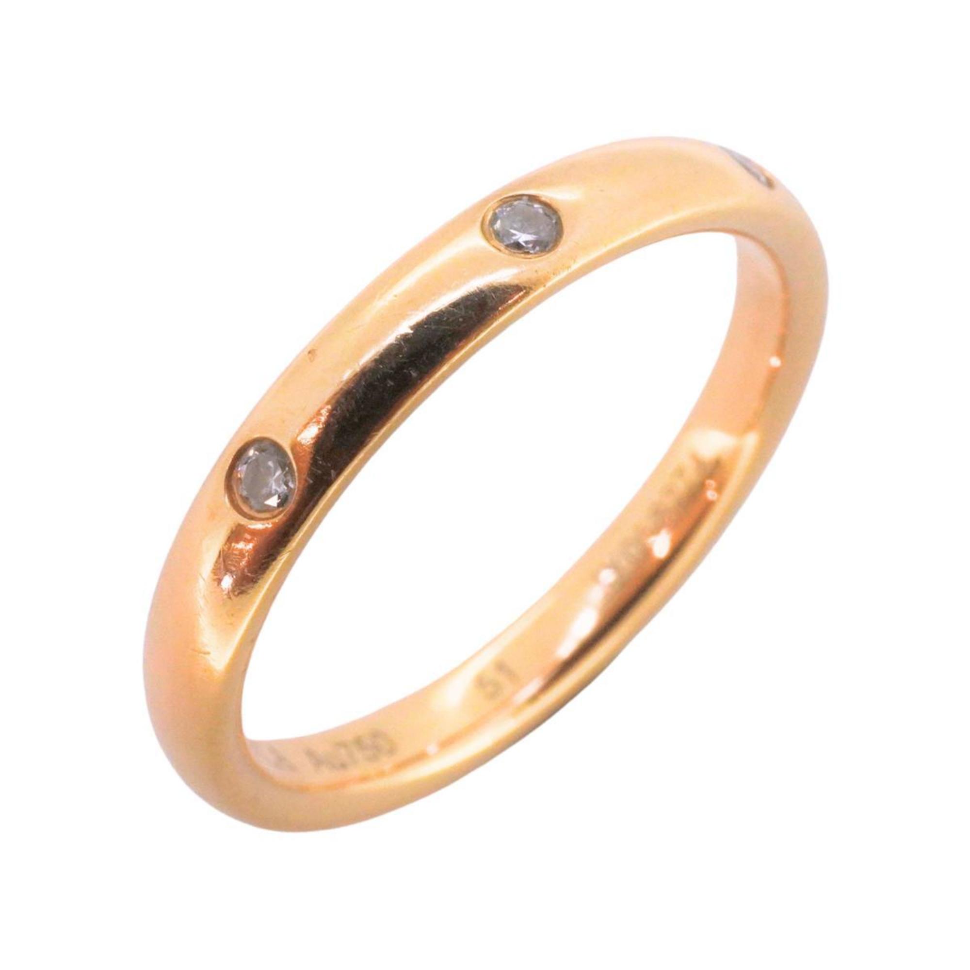 Van Cleef & Arpels Ring D'Andremont Etoile 3PD Diamond K18PG Pink Gold Women's