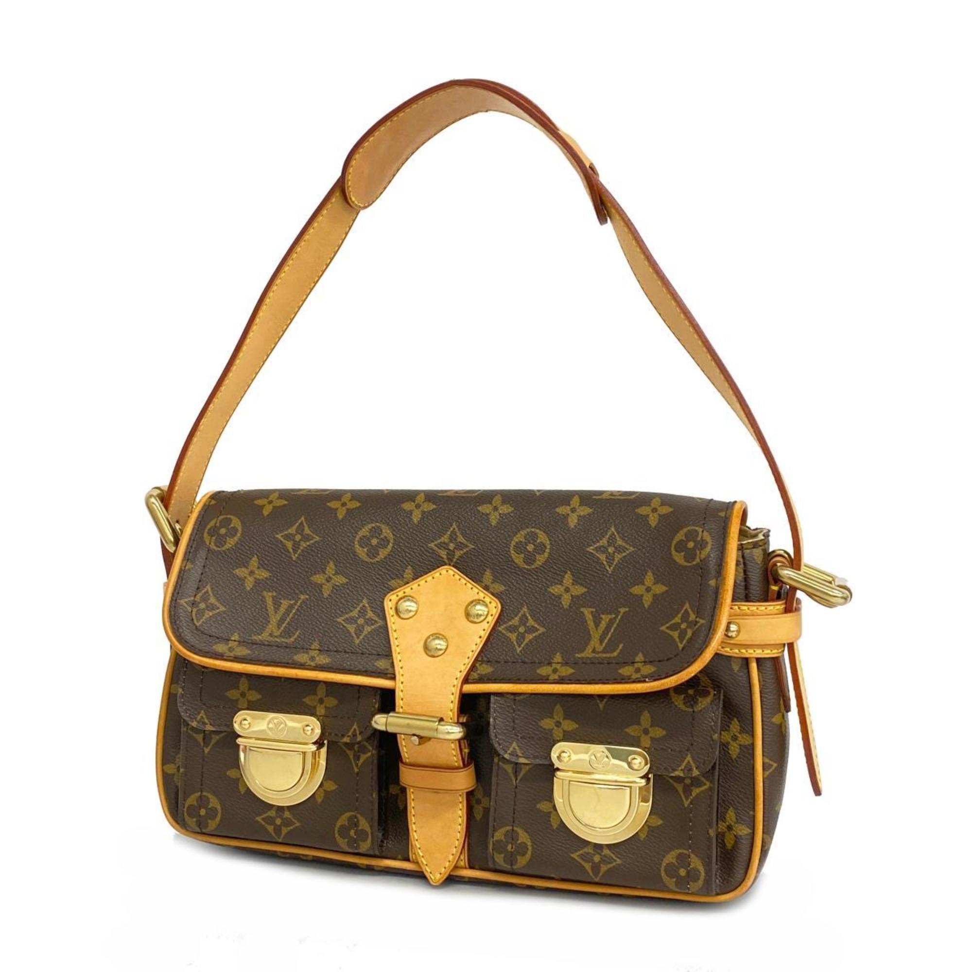 Louis Vuitton Shoulder Bag Monogram Hudson PM M40027 Brown Ladies