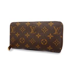 Louis Vuitton Long Wallet Monogram Zippy M60017 Brown Men's Women's