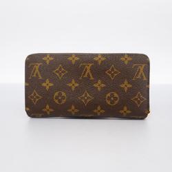 Louis Vuitton Long Wallet Monogram Zippy M60017 Brown Men's Women's