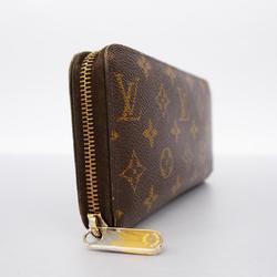 Louis Vuitton Long Wallet Monogram Zippy M60017 Brown Men's Women's