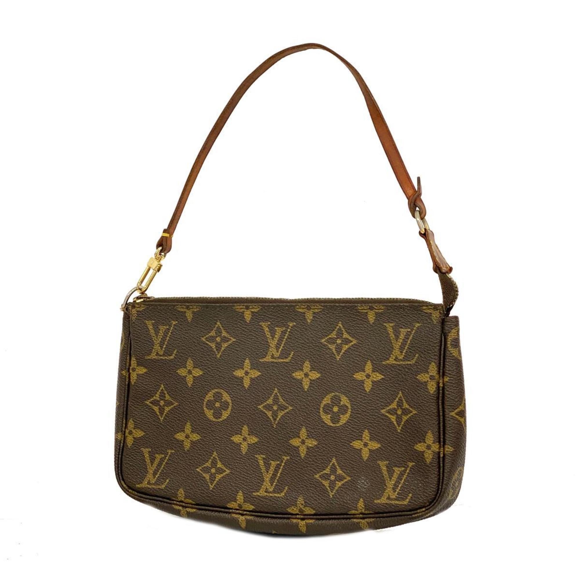 Louis Vuitton Pouch Monogram Pochette Accessoires M51980 Brown Women's