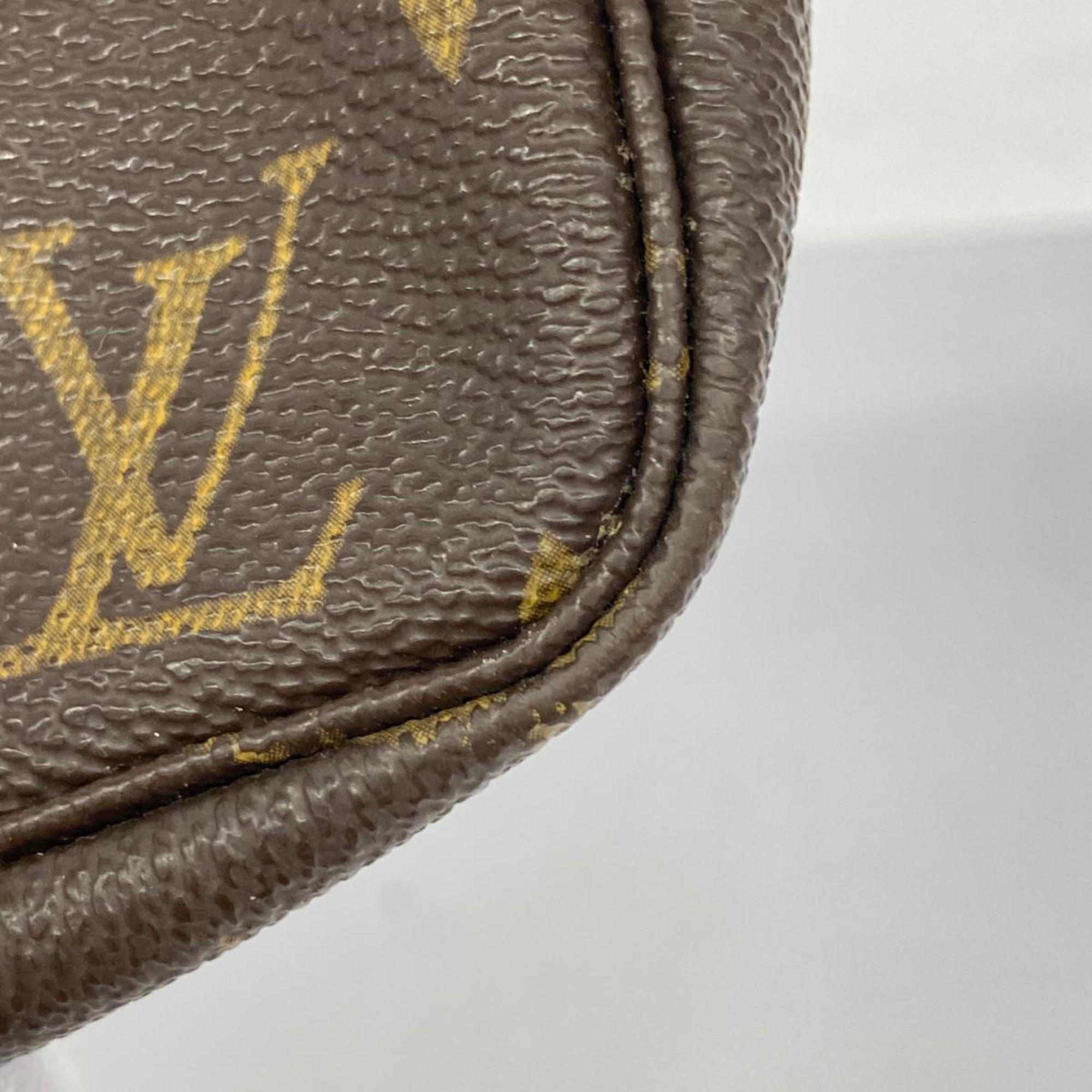 Louis Vuitton Pouch Monogram Pochette Accessoires M51980 Brown Women's