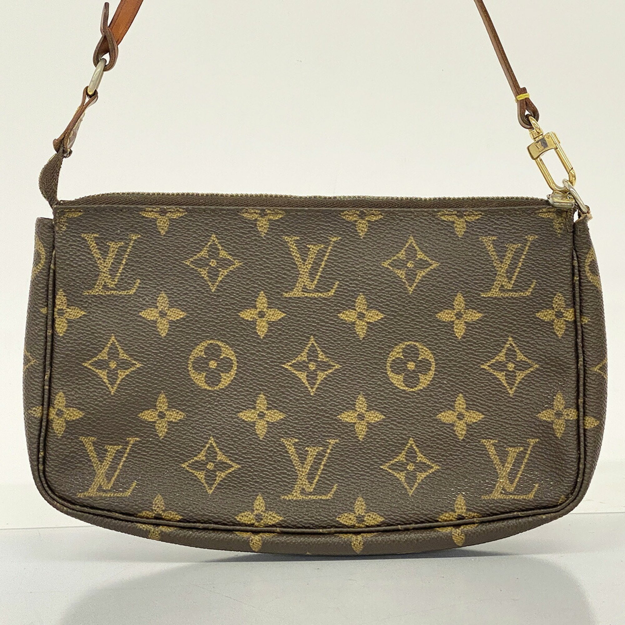 Louis Vuitton Pouch Monogram Pochette Accessoires M51980 Brown Women's