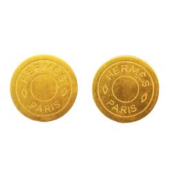 Hermes Earrings Serie GP Plated Gold Women's