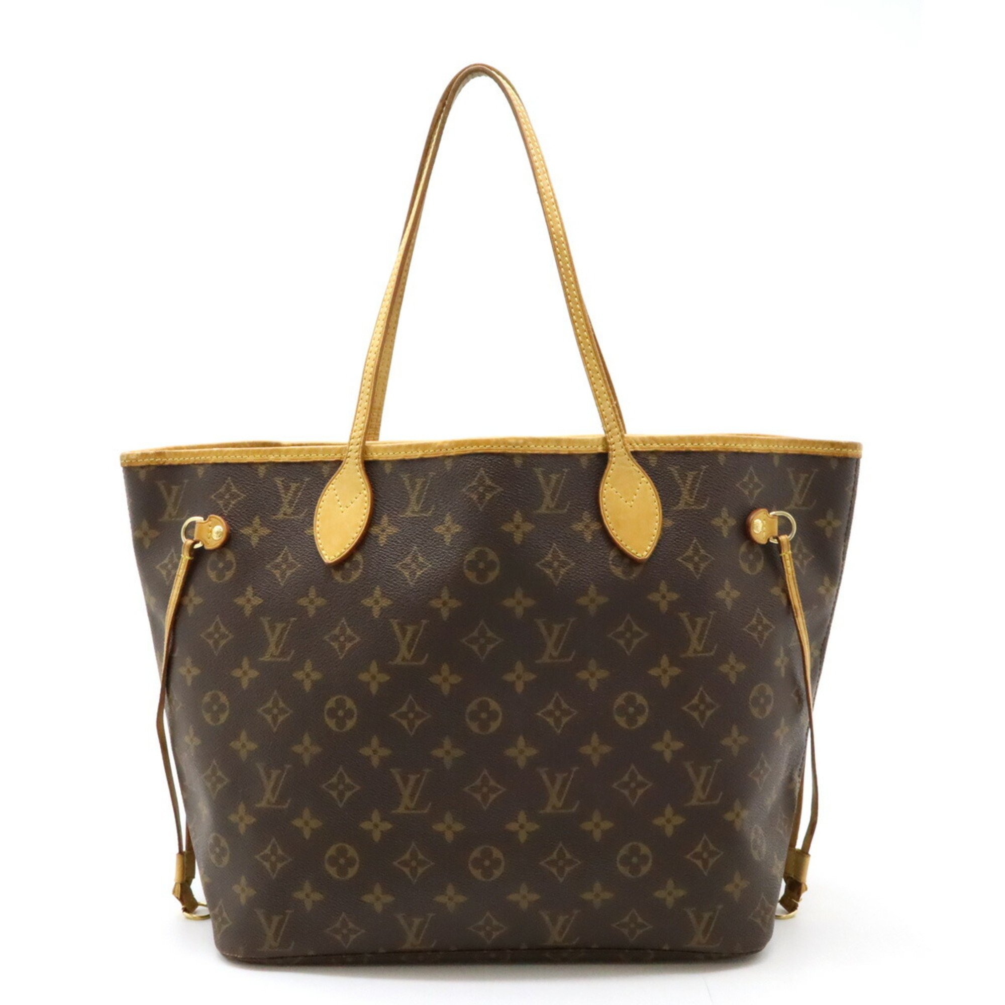 LOUIS VUITTON Louis Vuitton Monogram Neverfull MM Tote Bag Shoulder Pouch Missing M40995