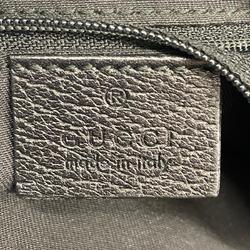 Gucci Tote Bag GG Canvas Abby 141470 Black Champagne Women's