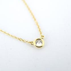 Tiffany Necklace by the Yard 1PD Diamond K18YG Yellow Gold Women's