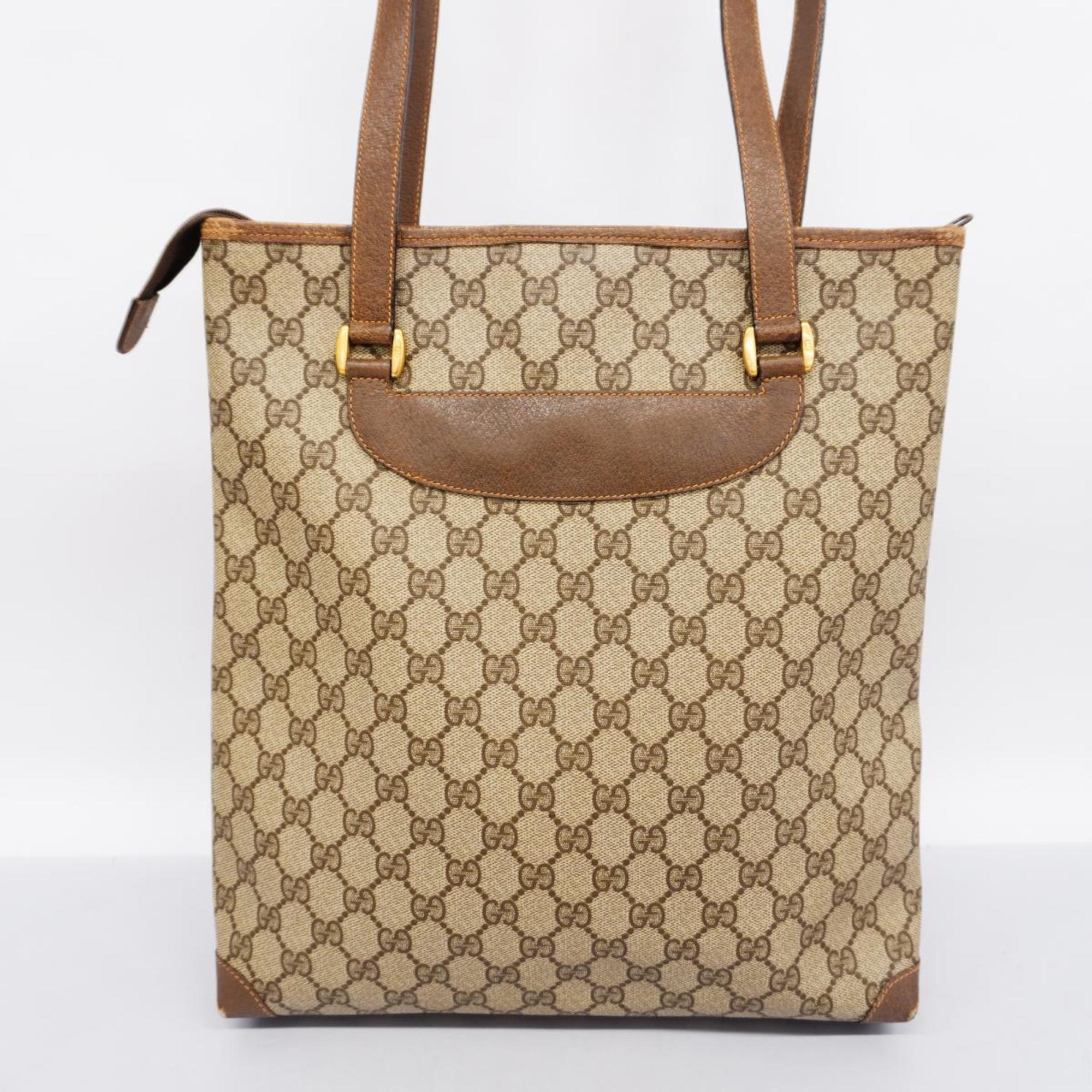 Gucci Tote Bag GG Supreme 89 02 905 Brown Women's