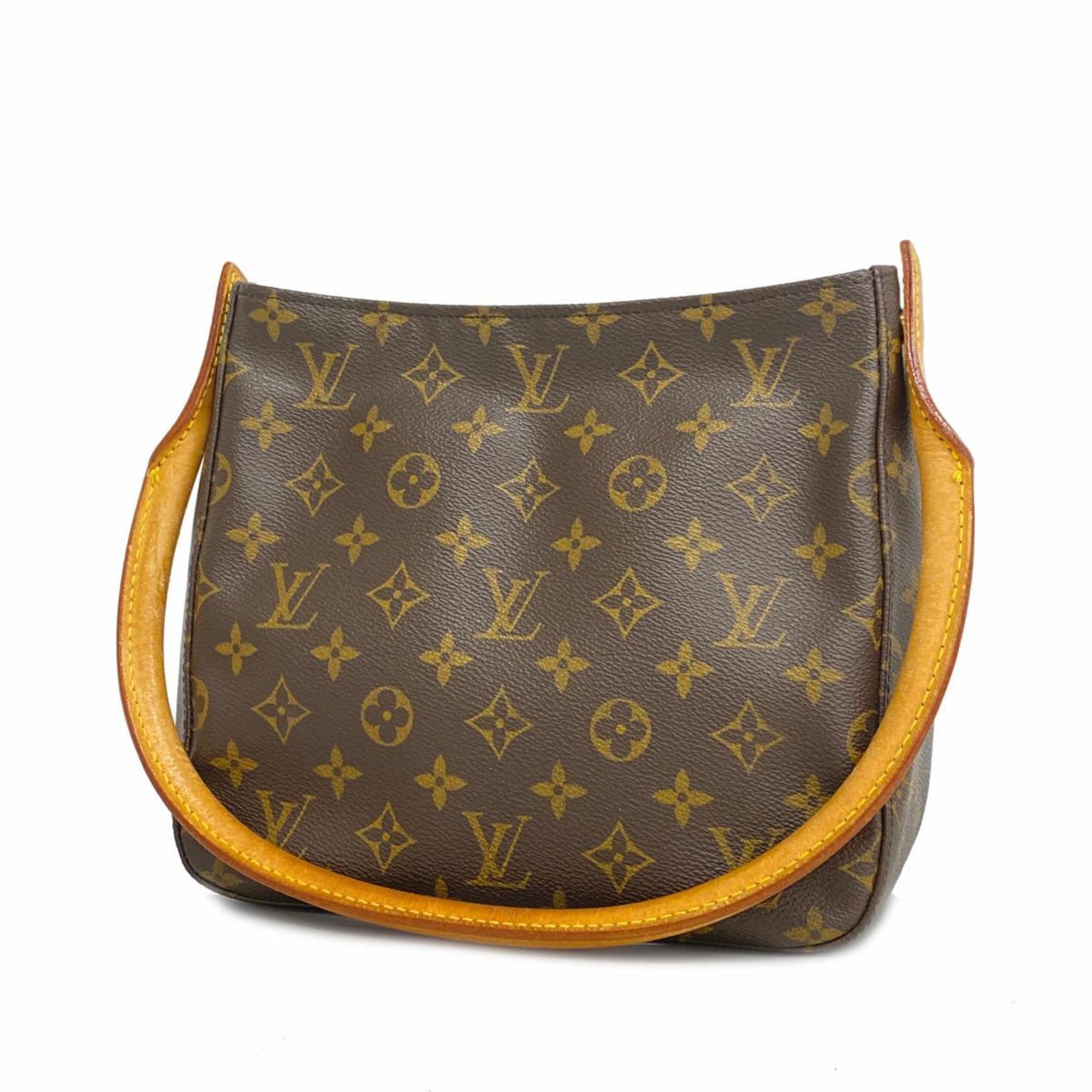 Louis Vuitton Shoulder Bag Monogram Looping MM M51146 Brown Women's