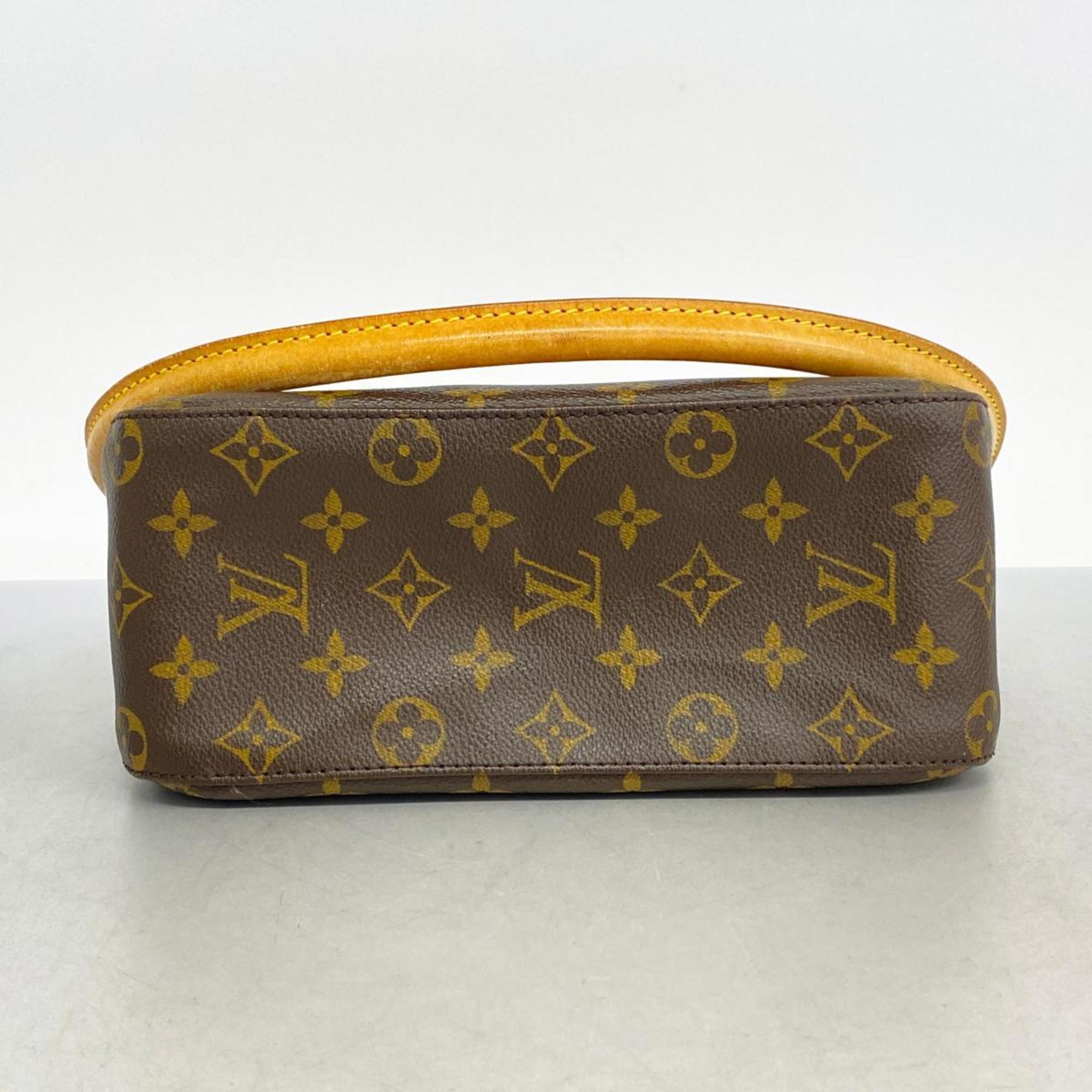 Louis Vuitton Shoulder Bag Monogram Looping MM M51146 Brown Women's