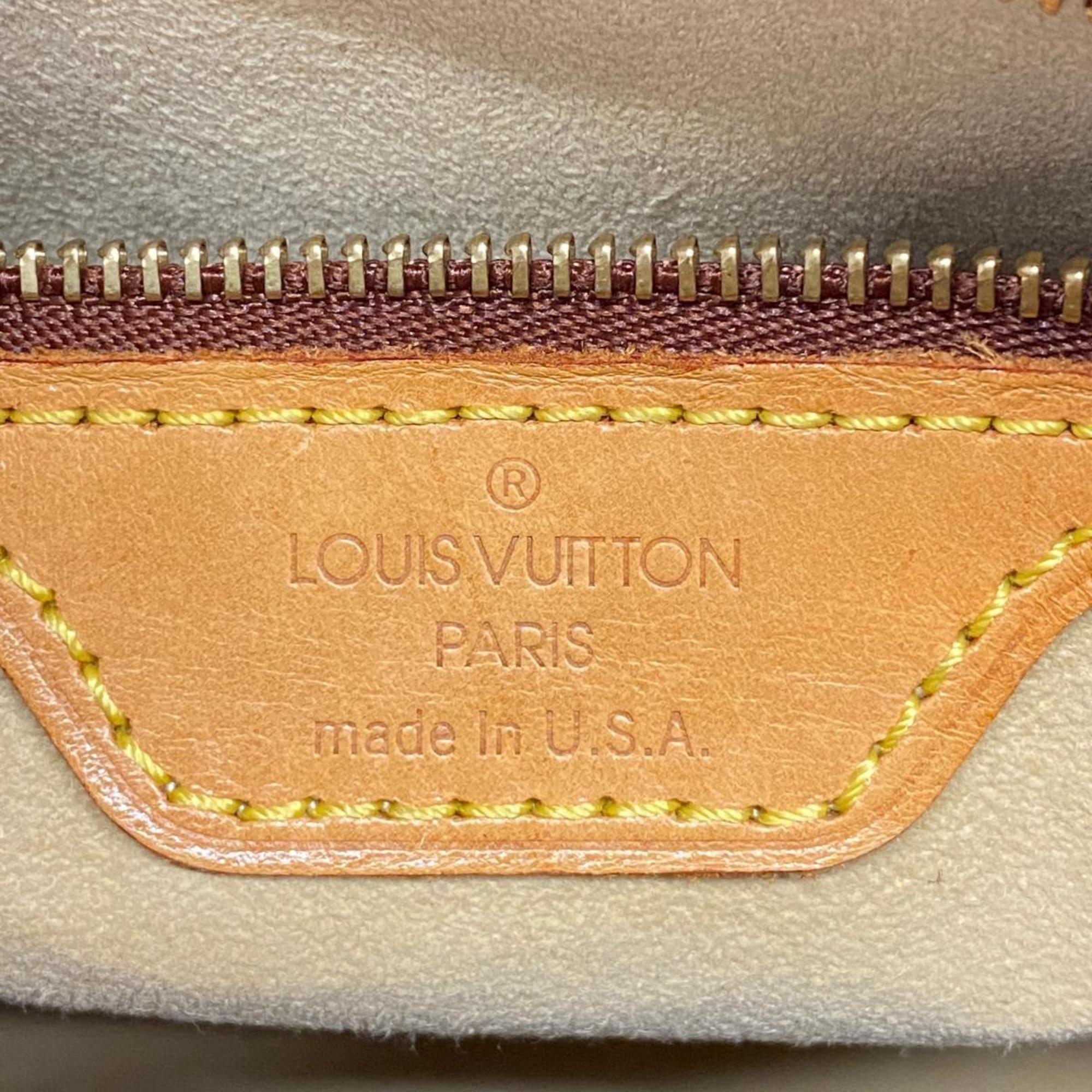 Louis Vuitton Shoulder Bag Monogram Looping MM M51146 Brown Women's