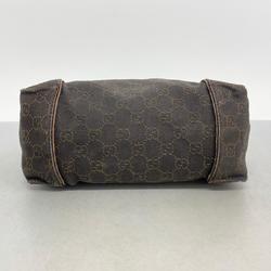 Gucci Shoulder Bag GG Canvas 101333 Brown Women's