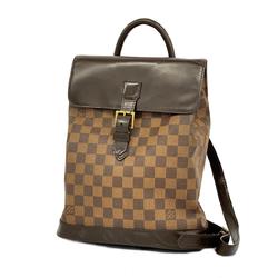 Louis Vuitton Backpack Damier Soho N51132 Ebene Women's