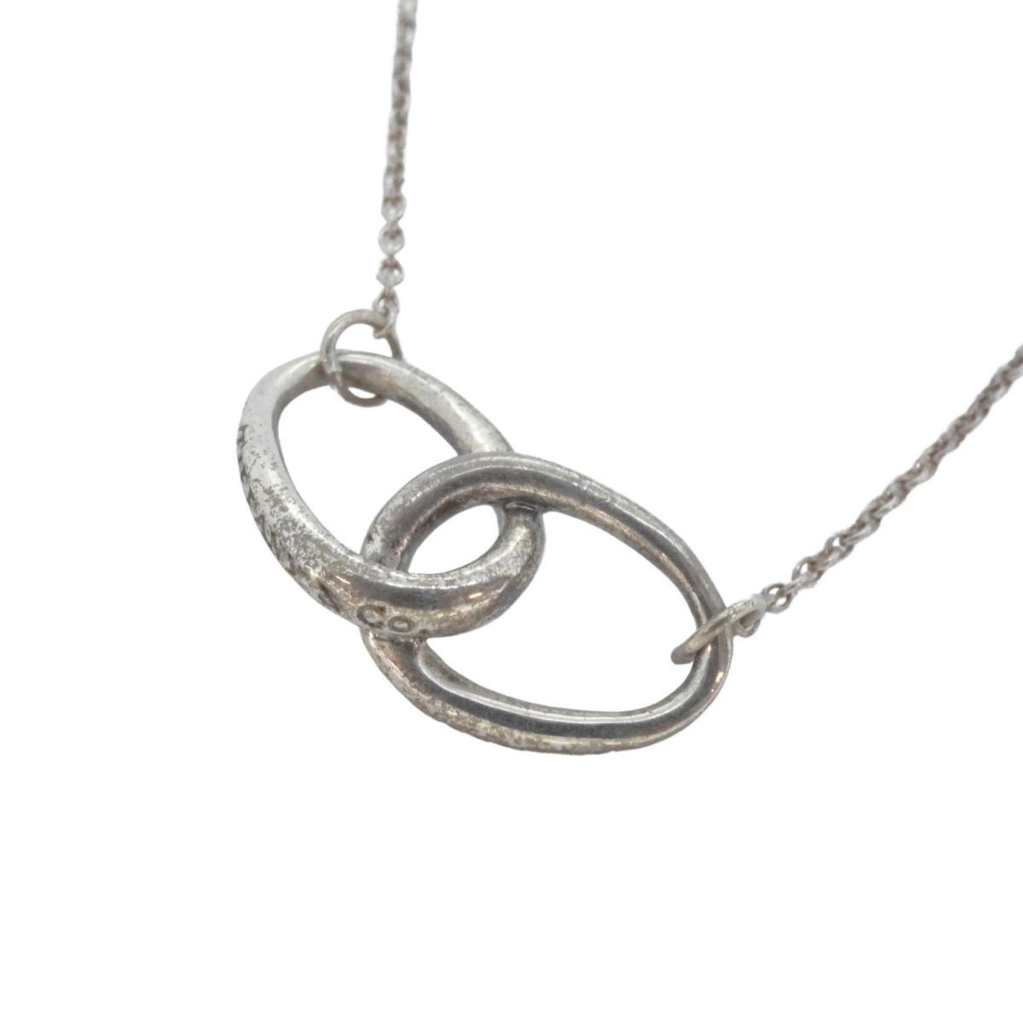 Tiffany necklace double loop 925 silver ladies