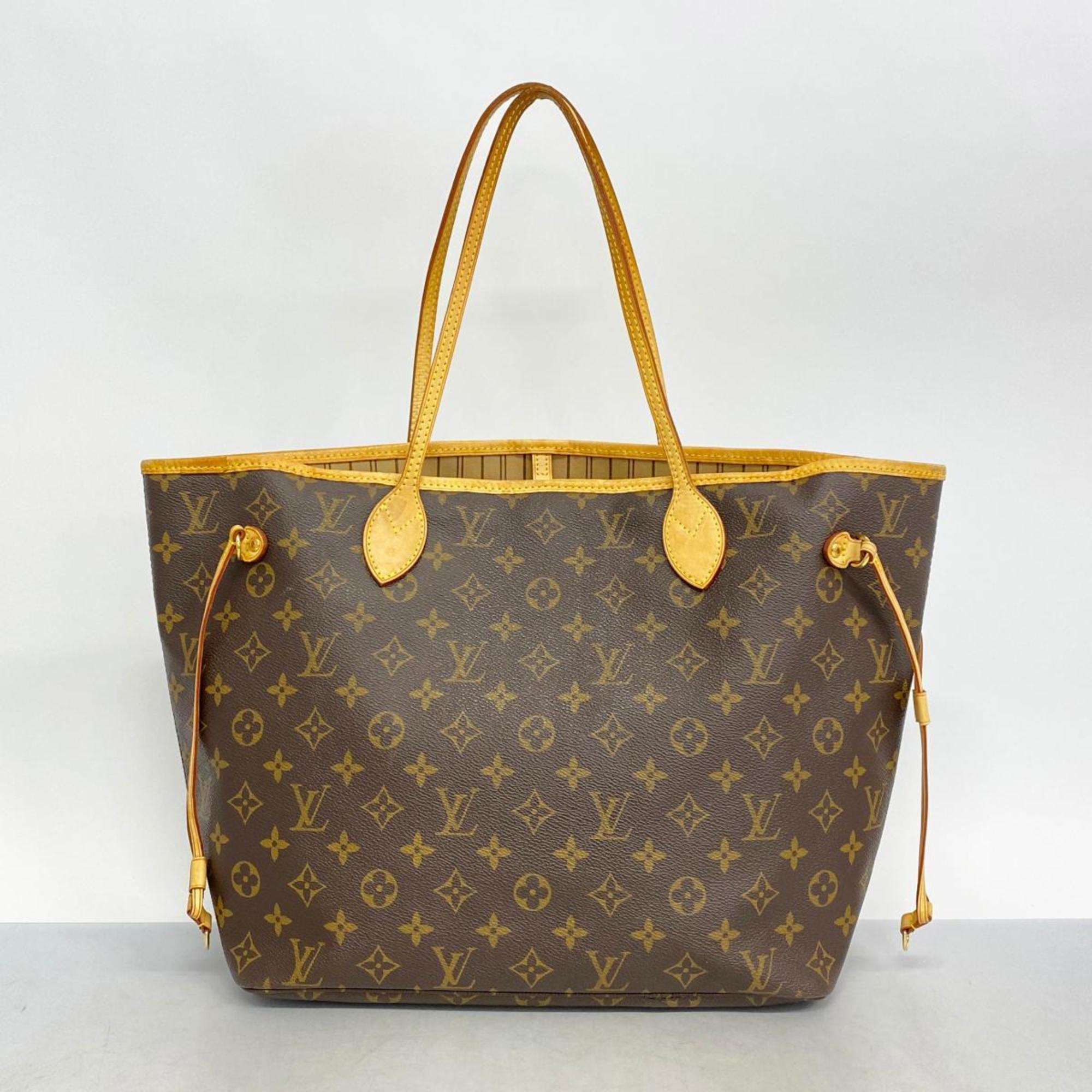 Louis Vuitton Tote Bag Monogram Neverfull MM M40156 Brown Women's