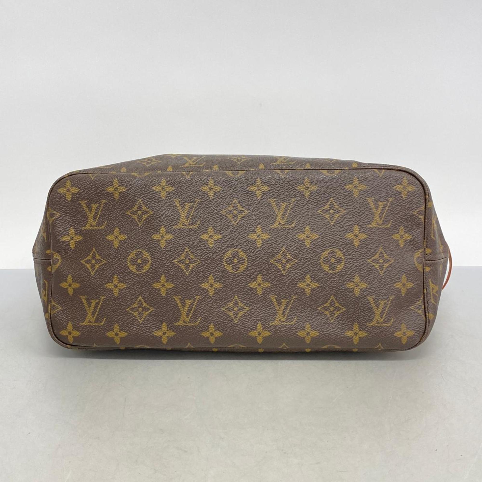 Louis Vuitton Tote Bag Monogram Neverfull MM M40156 Brown Women's