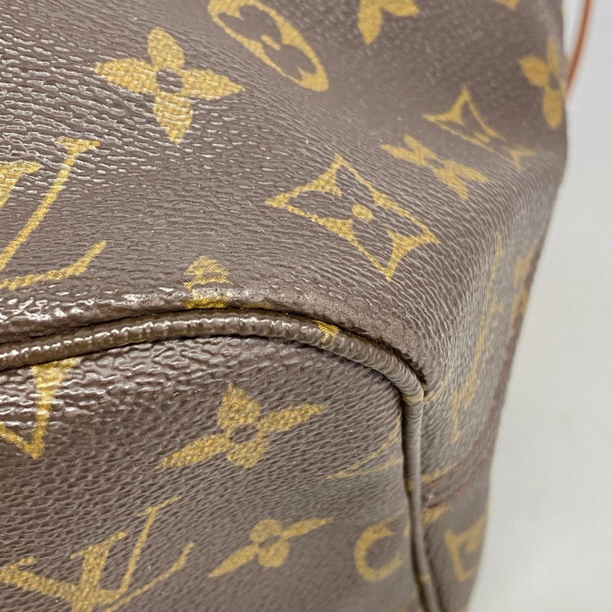 Louis Vuitton Tote Bag Monogram Neverfull MM M40156 Brown Women's